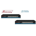 19-port plug and play Fast Ethernet PoE Switch